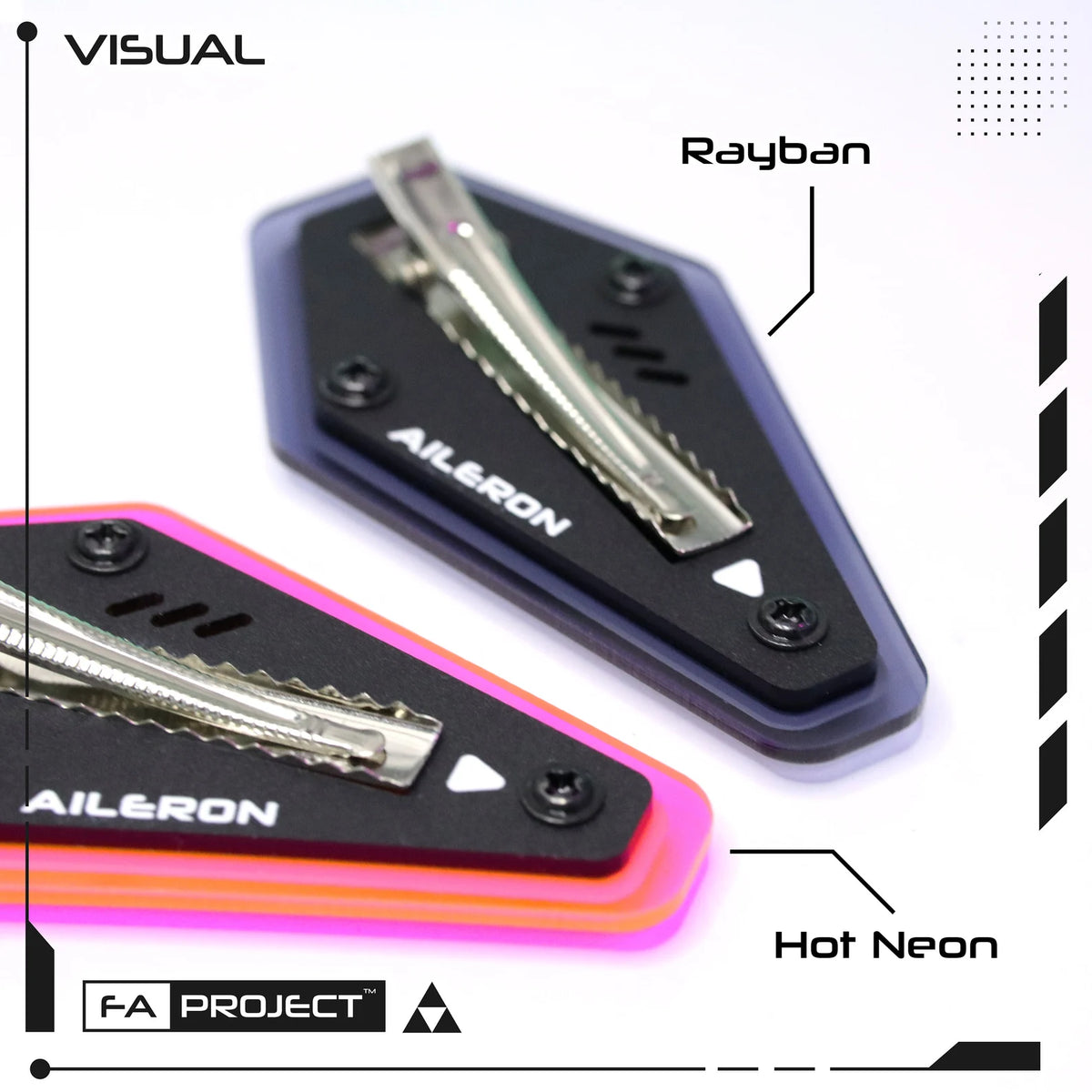 Futuristic Antenna Barrette HairClip & Headband Accessories AILERON-B03
