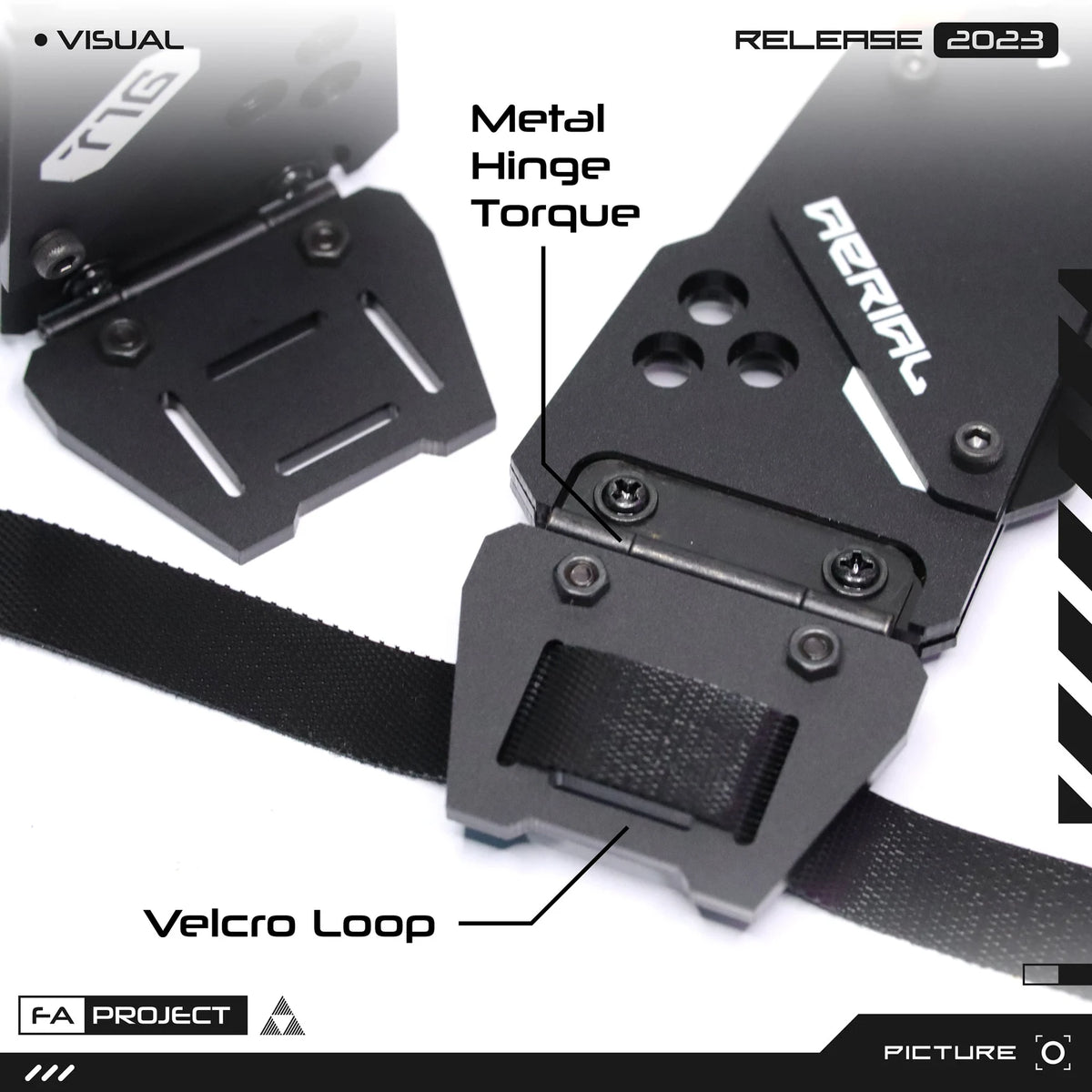 Headband/Headphone Futuristic Mecha Horn Antenna Pair Attachment pieces AERIAL-T16