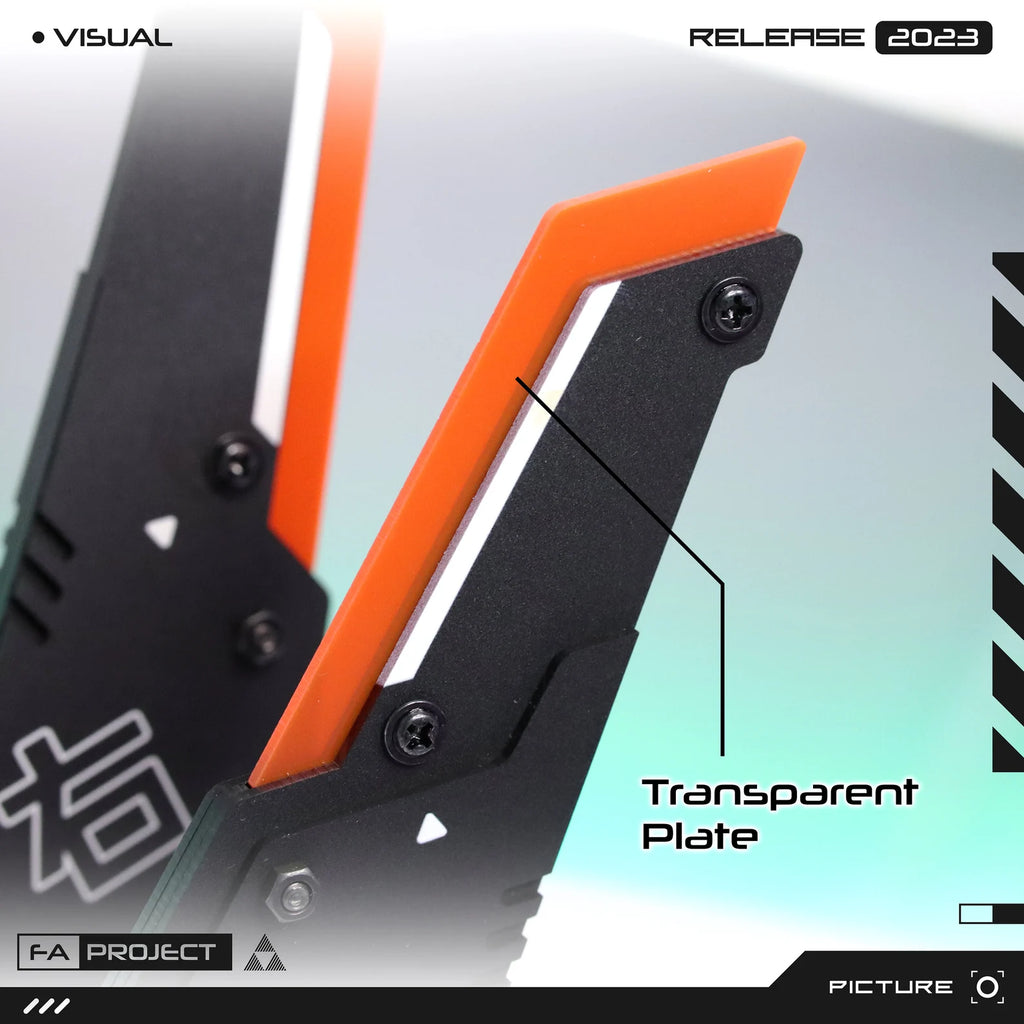 Headband/Headphone Futuristic Mecha Horn Antenna Pair Attachment pieces AERIAL-T16