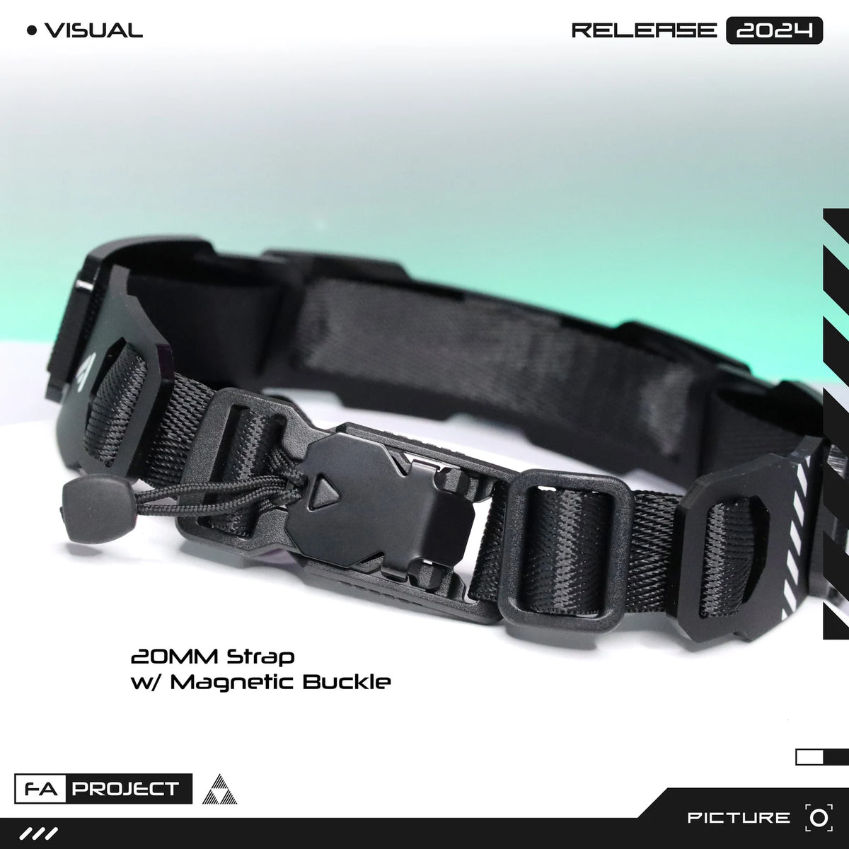 Armored Choker collar necklace with Snaphook Futuristic Mecha NC-H15