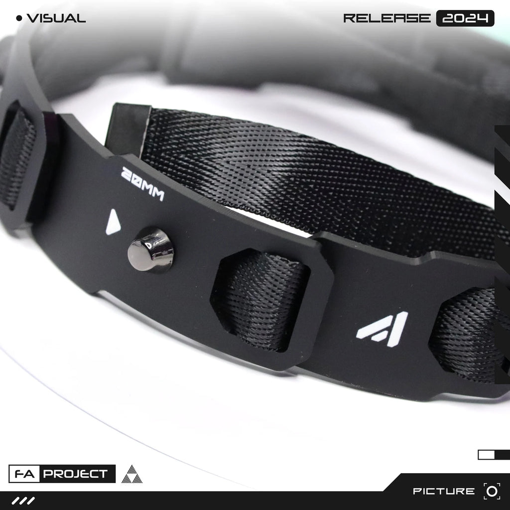 Armored Choker collar necklace with Snaphook Futuristic Mecha NC-H15