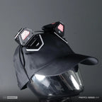 Multicolor LED Mecha Ears Headband Attachment with Infrared Remote Control | Futuristic Mecha Style Headwear Accessories