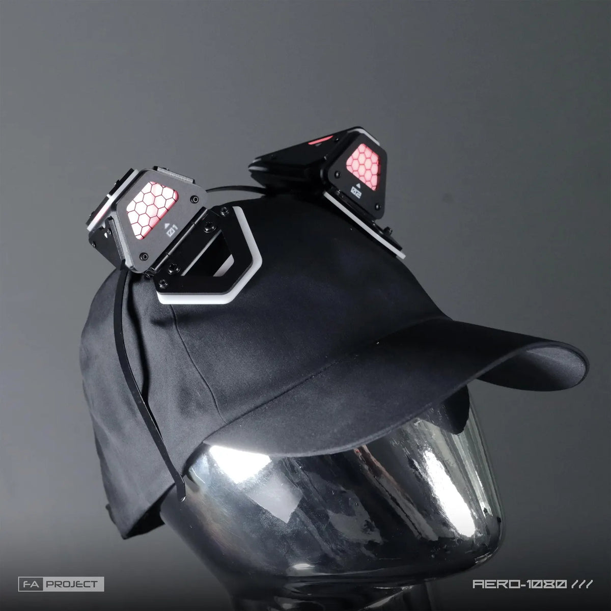 Multicolor LED Mecha Ears Headband Attachment with Infrared Remote Control | Futuristic Mecha Style Headwear Accessories