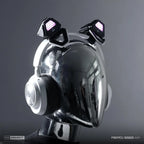 Multicolor LED Mecha Ears Headband Attachment with Infrared Remote Control | Futuristic Mecha Style Headwear Accessories