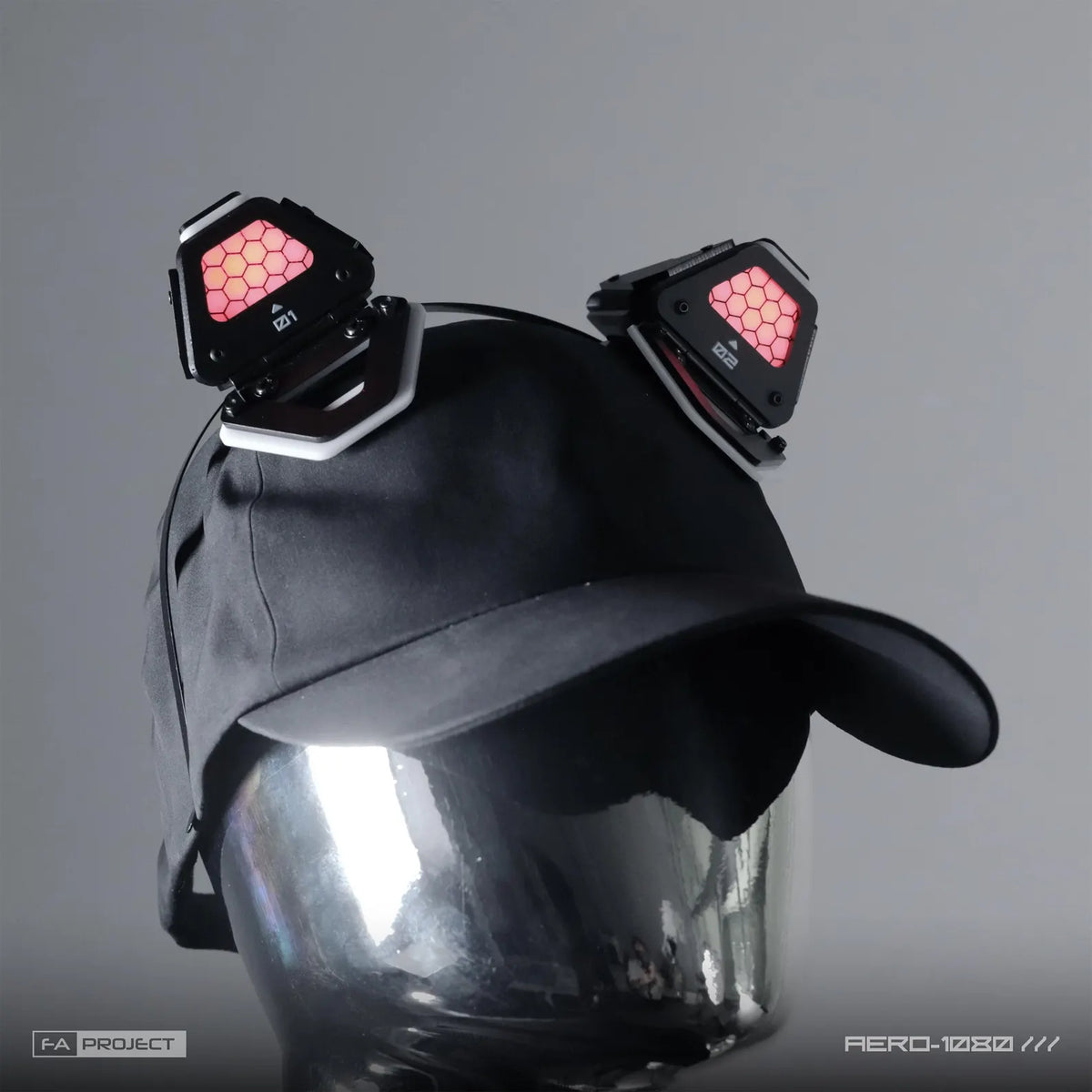 Multicolor LED Mecha Ears Headband Attachment with Infrared Remote Control | Futuristic Mecha Style Headwear Accessories