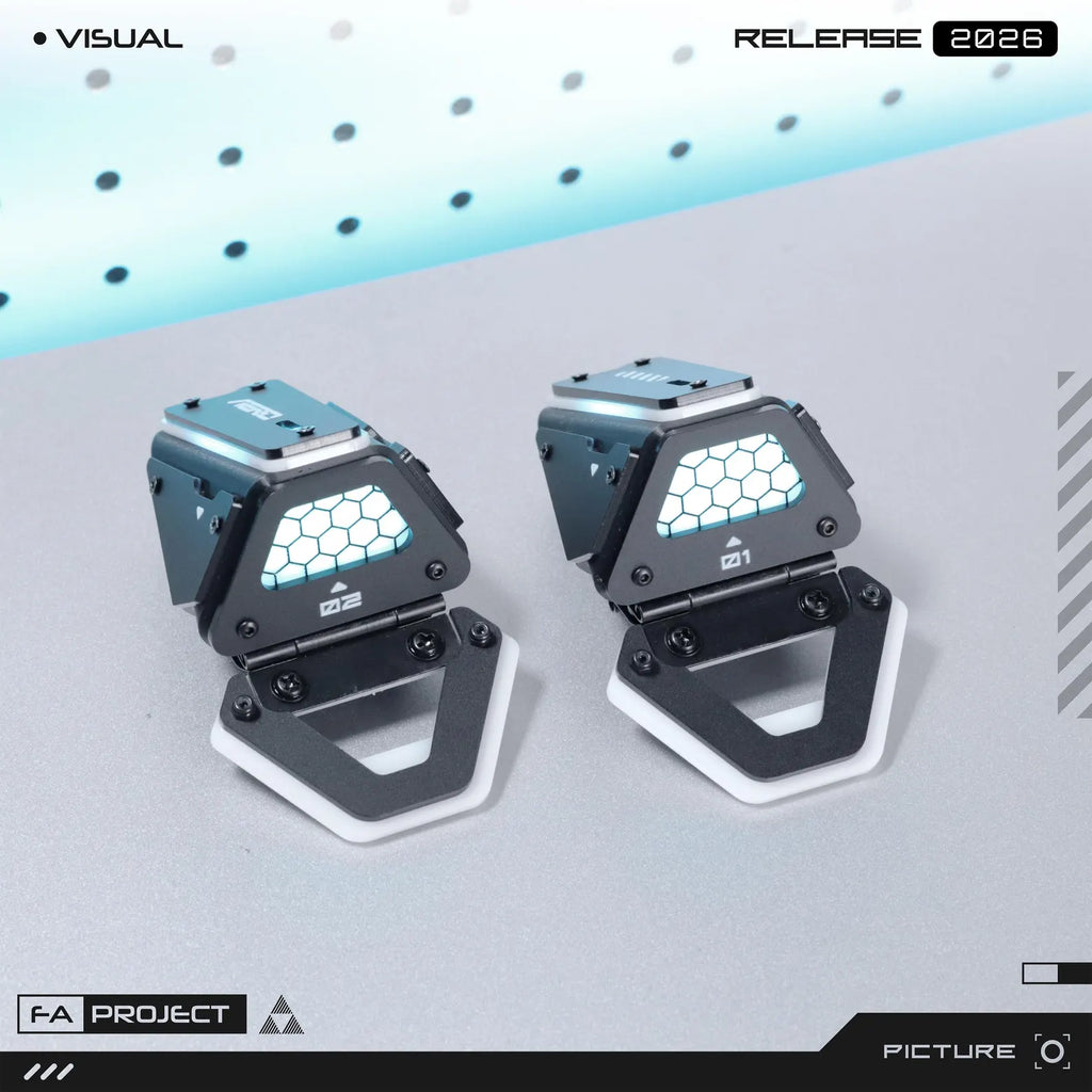 Multicolor LED Mecha Ears Headband Attachment with Infrared Remote Control | Futuristic Mecha Style Headwear Accessories