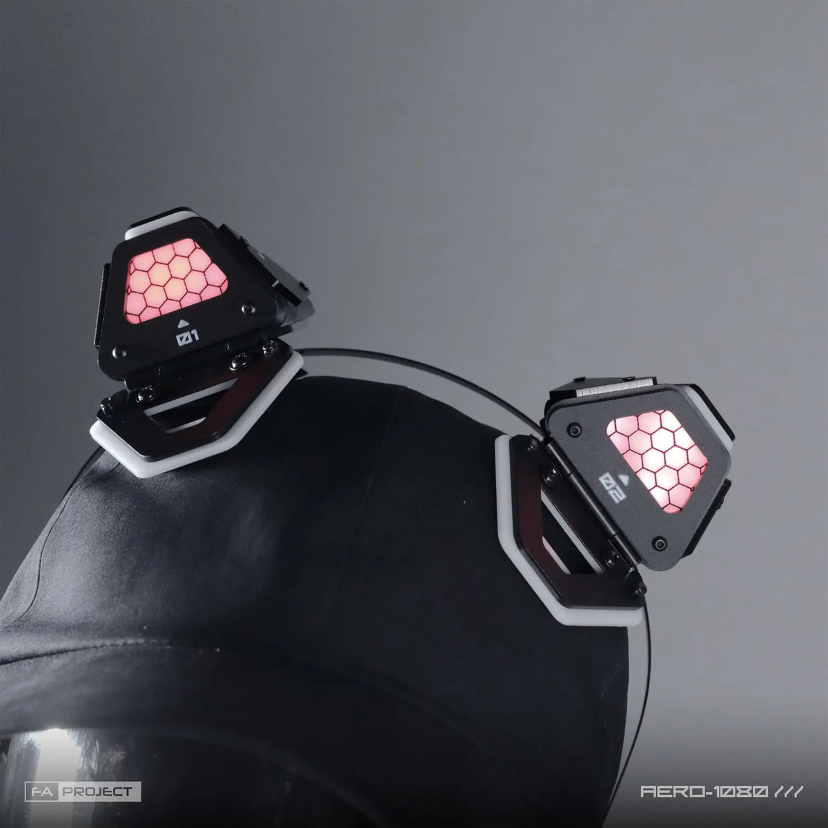 Multicolor LED Mecha Ears Headband Attachment with Infrared Remote Control | Futuristic Mecha Style Headwear Accessories